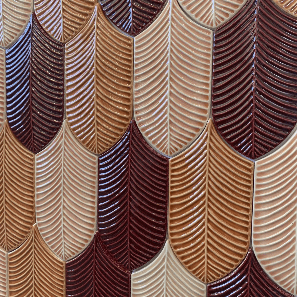Acquario Due CALATHEA плитка ручной работы в форме листьев