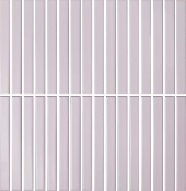 Кит-кат керамическая плитка светло-фиолетовая 12x92 мм